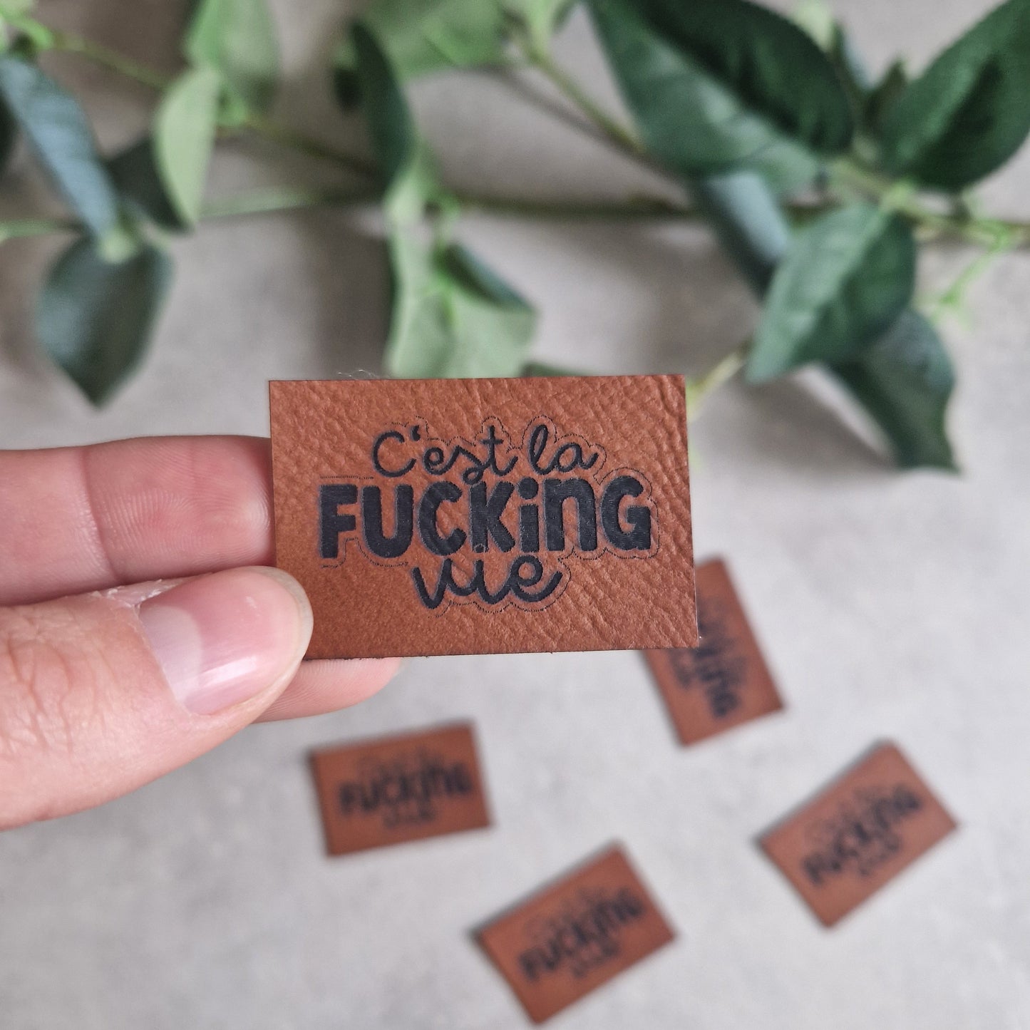 Fu*king Vie 4,5x3cm