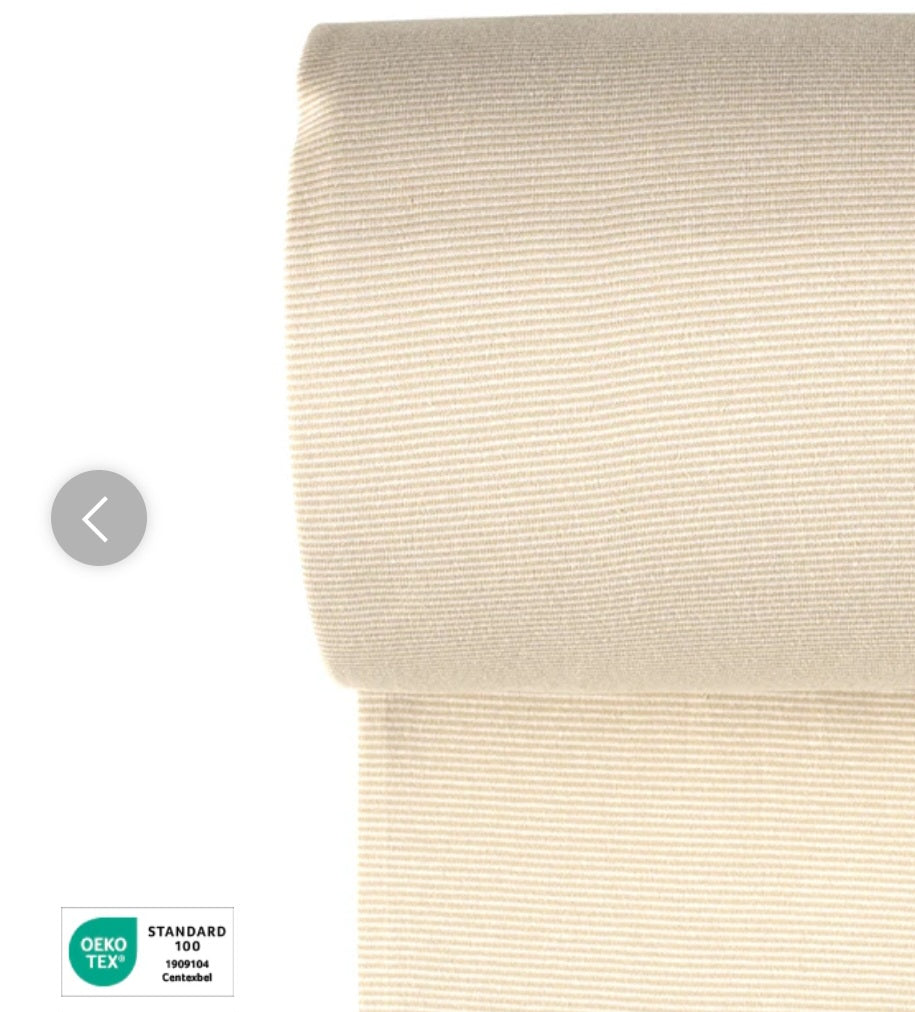 Ringelbündchen Beige