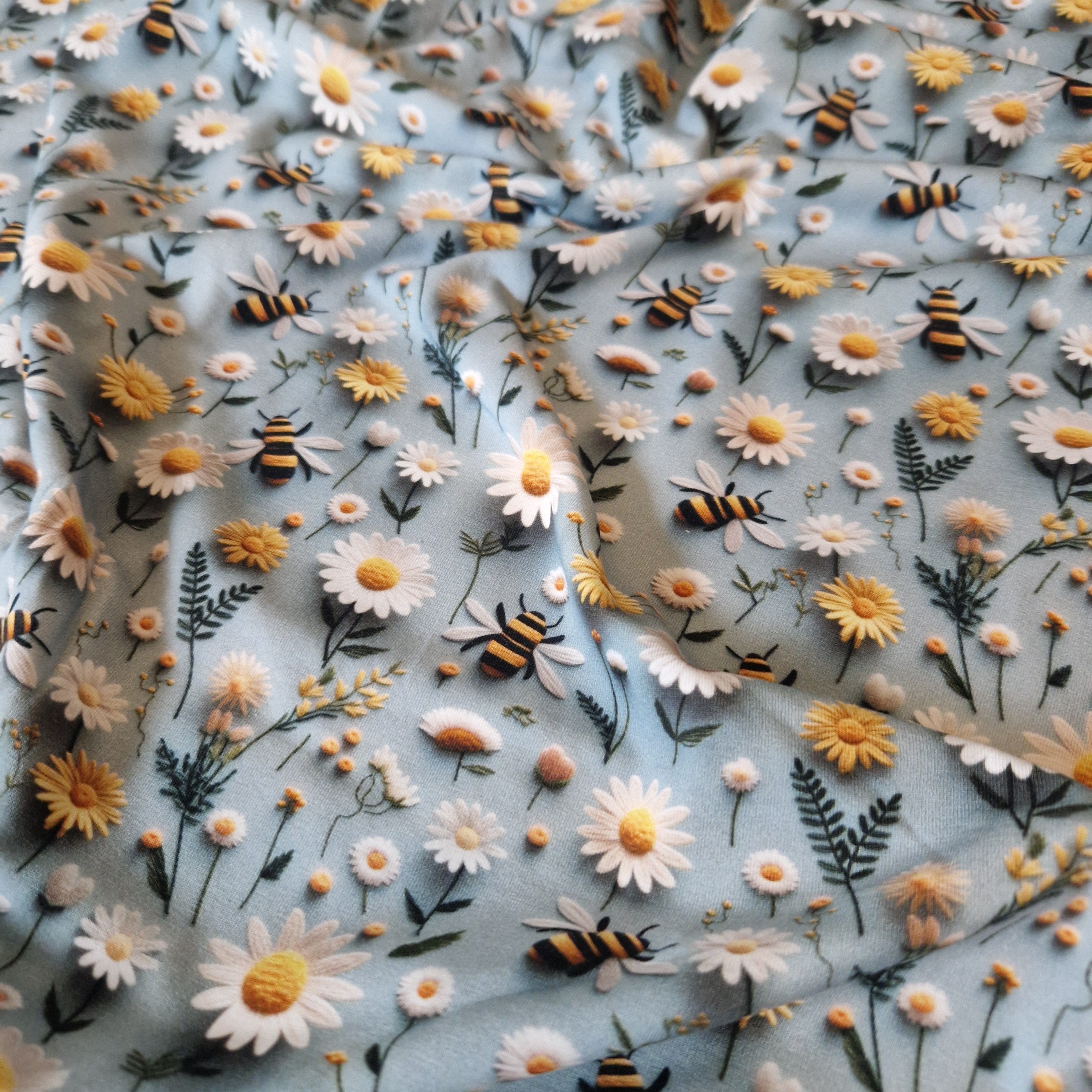 Bienchen und Blümchen Bio Jersey