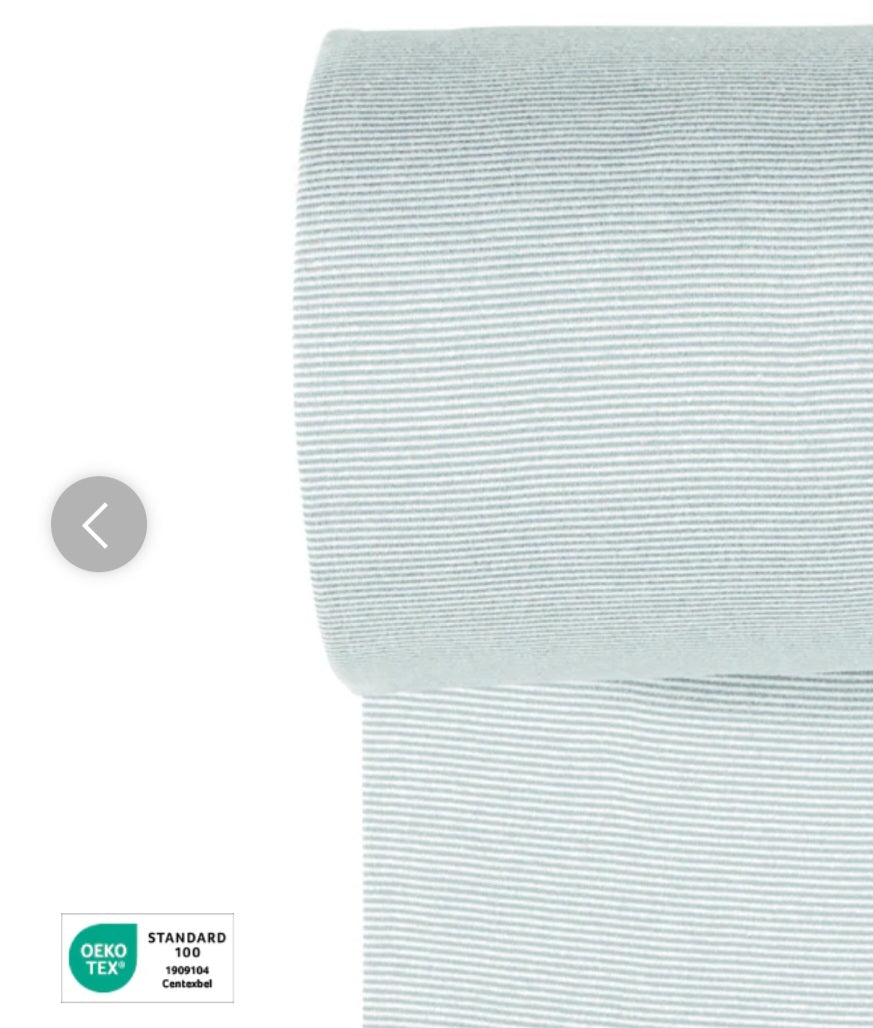Ringelbündchen Iceblue