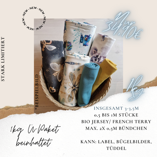 1kg Ü-Paket Stoff