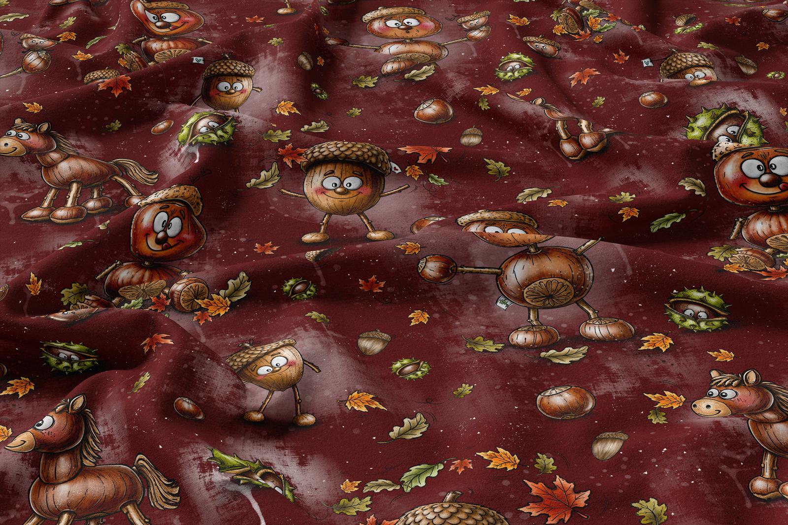 Chestnut Buddies (weinrot)