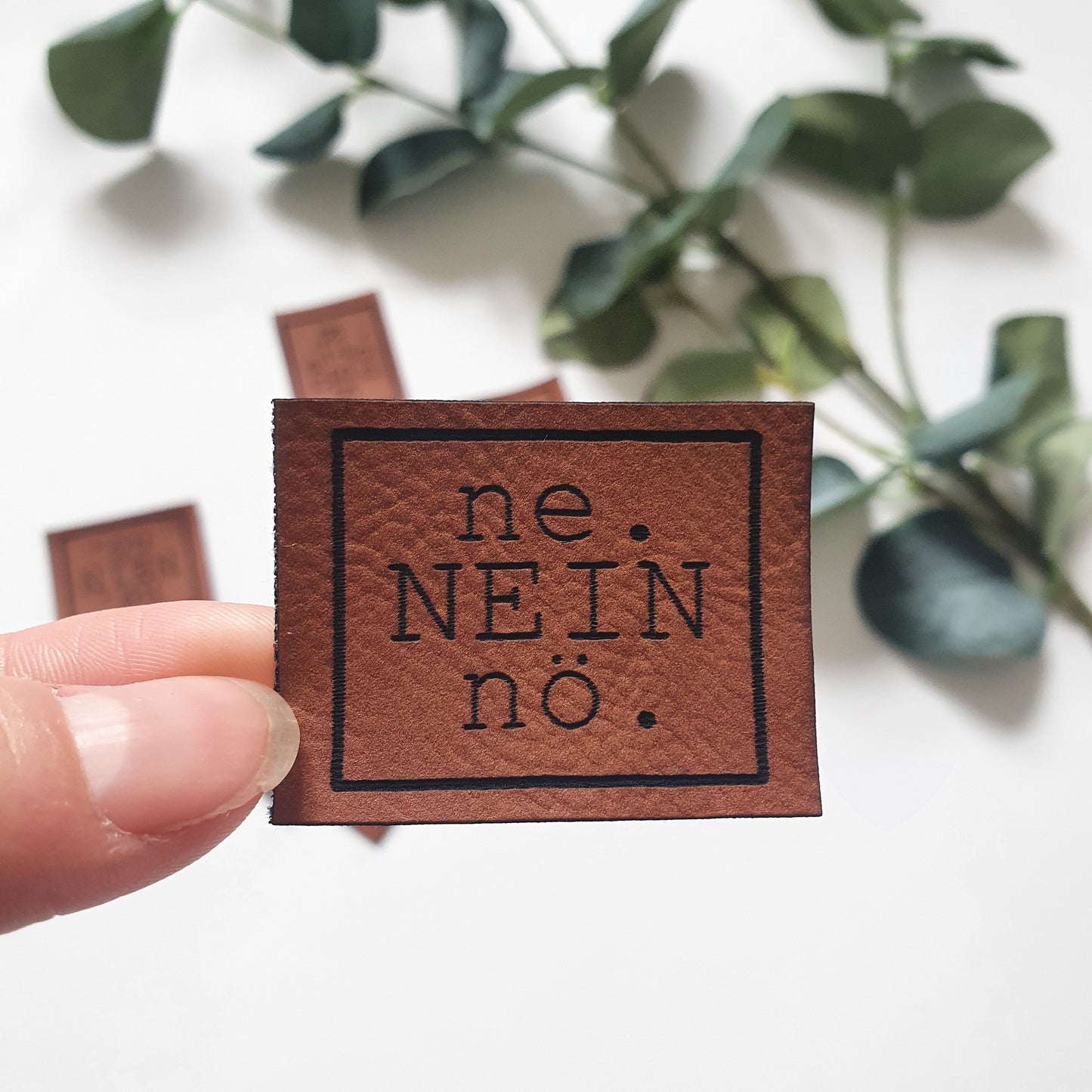 ne. NEIN nö. 4,5x 3,5cm